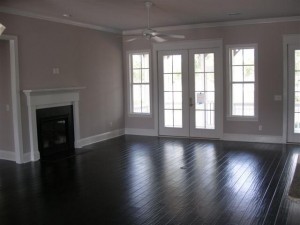 Family room before finishing touches by R. Richardson Interiors