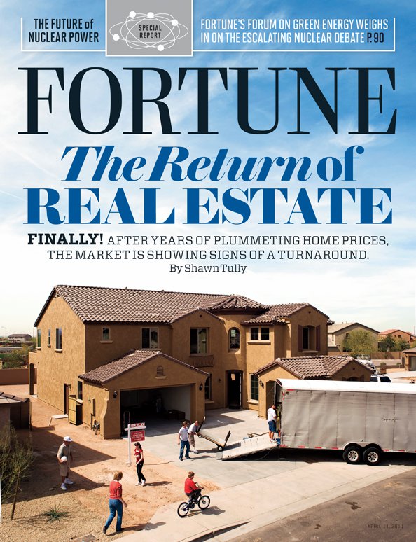 Fortune Magazine cover story: Itâ€™s time to buy real estate